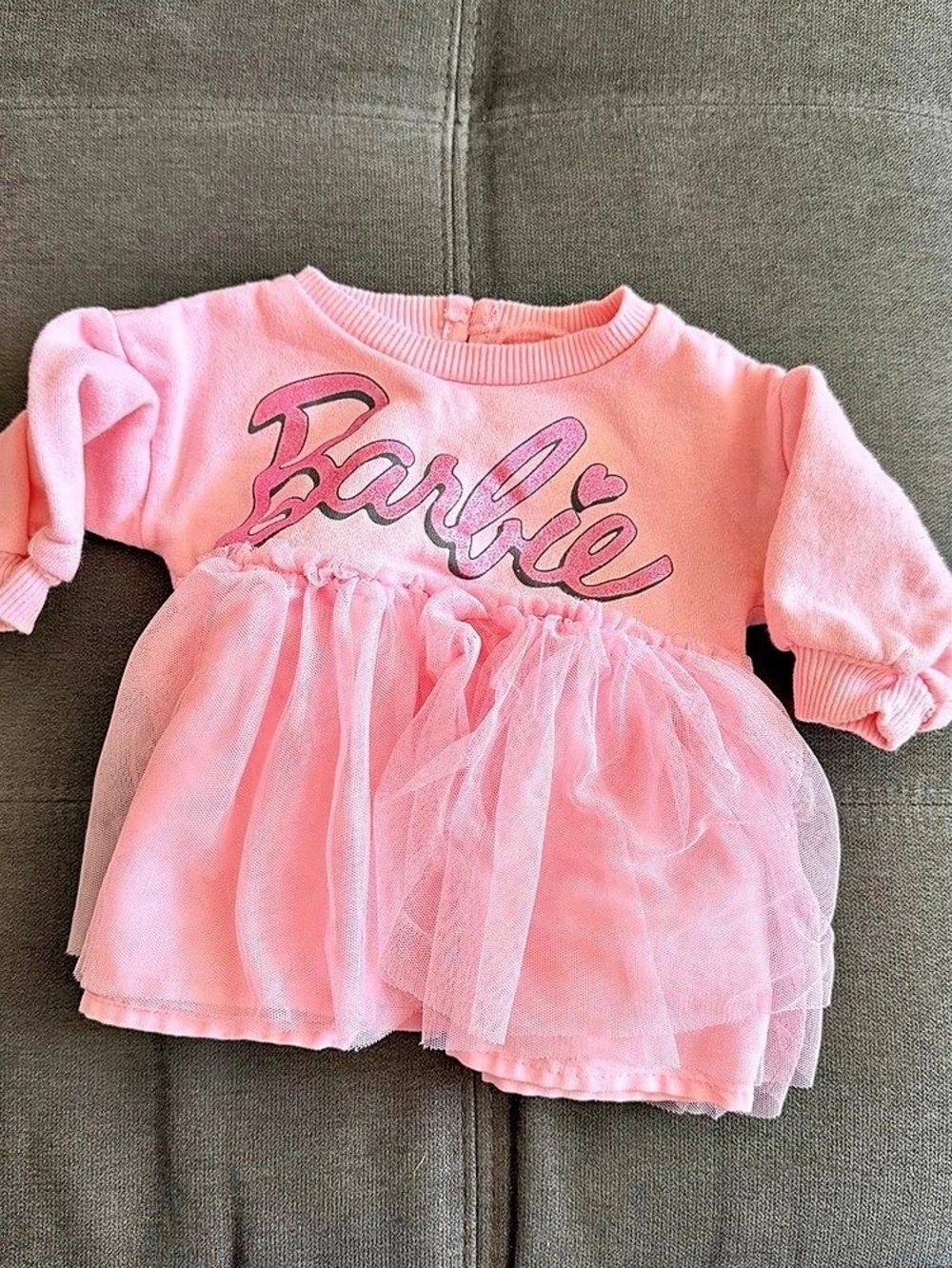 Barbie Baby Dress Pink Size 0/3M